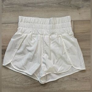 Pink Lily High White Women's Athletic Shorts - NWOT
